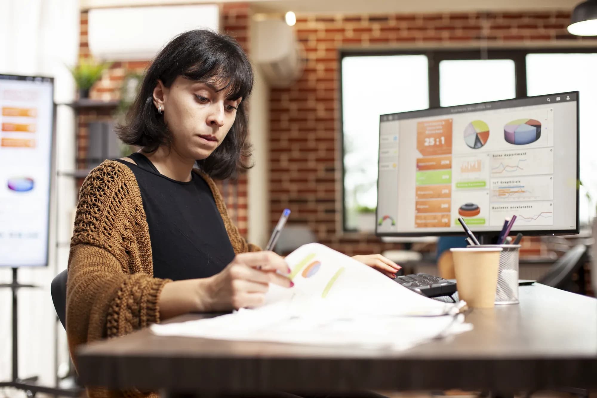 female-manager-reviewing-documents