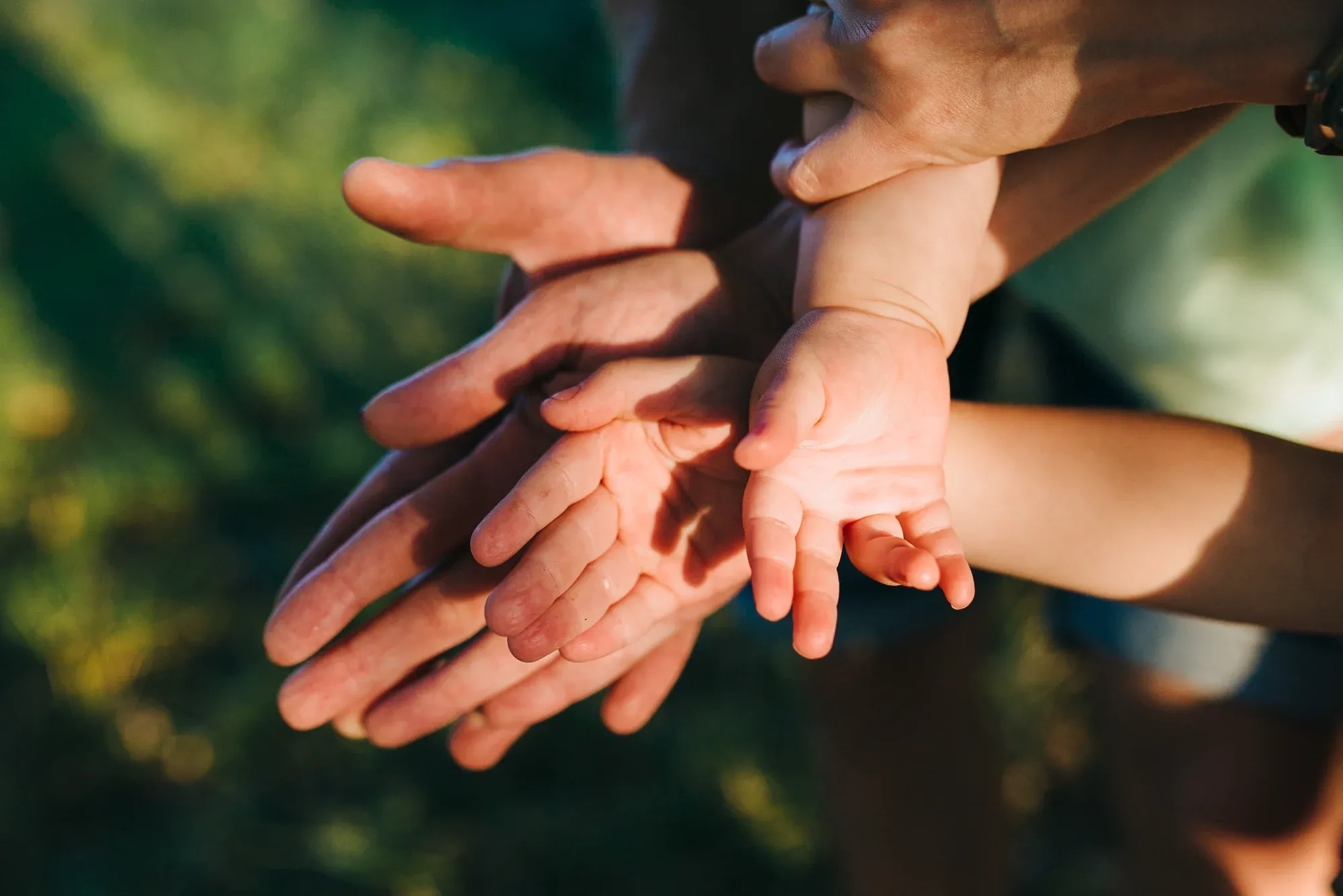 happy-beautiful-family-big-garden-dawn-time